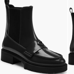 Coach Louisa Black Ankle Boots